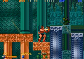 une photo d'Ã©cran de Rastan Saga 2 sur Arcade